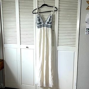 Women XS/S maxi dress white and black color